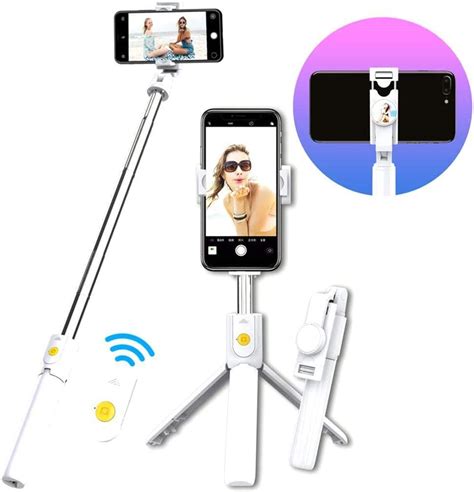 Ausziehbarer Selfie Stativ mit Multifunktions Stativ für Selfie Sticks