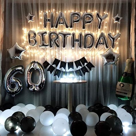 Fill your party with action and adventure using the new range of jurassic world party decorations and supplies. Amazon.com: 60th Birthday Decorations for Men Women Black and Silver 60th Birthday Party ...
