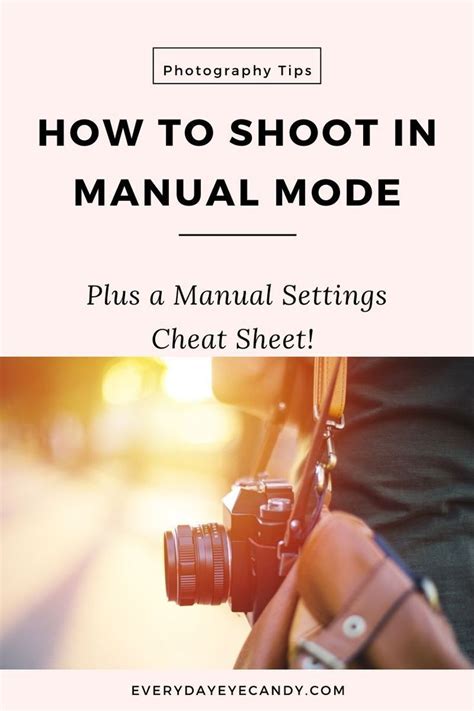How To Shoot Manual