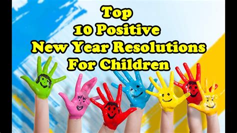 Top 10 Positive New Year Resolutions For