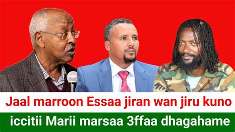 Oduu Hatattama Jaal Marroon Essa Jiru Jawar Mohamed Lencoo Lata Wbo Fi