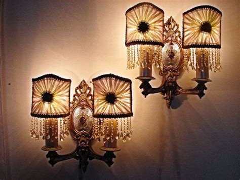 Hamilyeah industrial wall sconces set of two, vintage brass gold sconces wall lighting fixture with grid mesh shade, indoor hardwired wall sconces for bedroom home theater bathroom, ul listed. 20 of the Most Gorgeous Wall Sconces