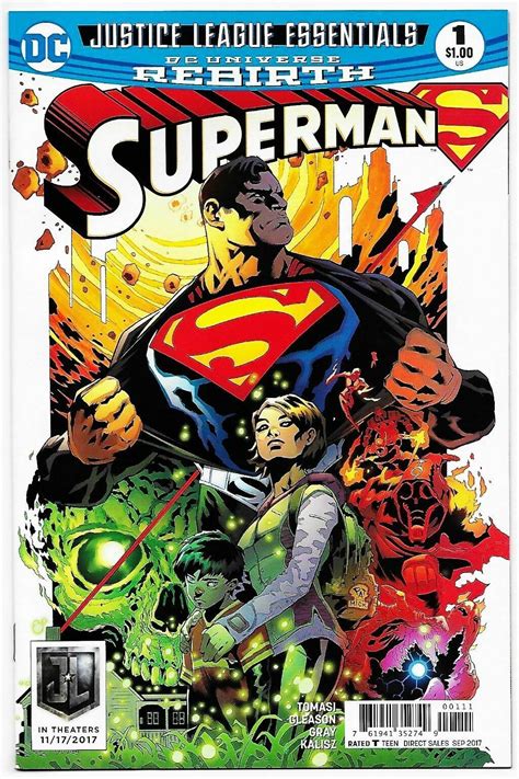 Justice League Essentials Superman Rebirth Dc Nm Comic