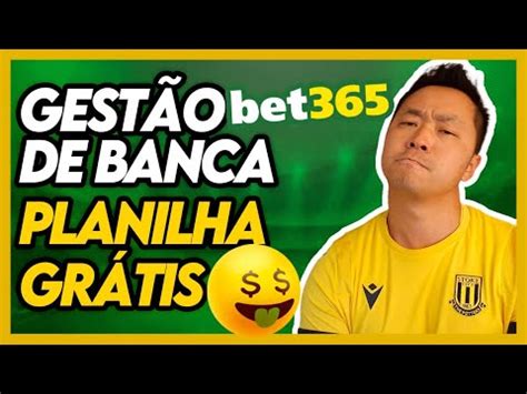 GRÁTIS PLANILHA DE GESTÃO DE BANCA BET YouTube