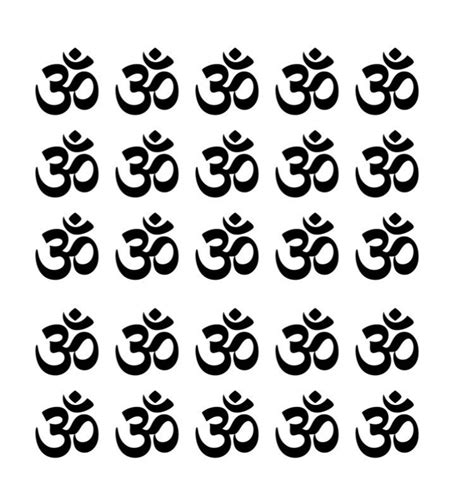 Om Symbol Nail Decals Water Transfer Decals Comes With 25 Etsy