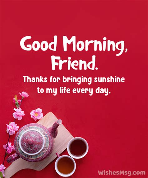 200 Good Morning Messages For Friends Wishesmsg