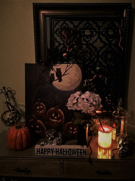 Halloween Vignette 2015 Halloween Vignette Halloween Painting