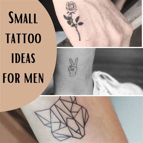 Small Tattoo Ideas For Men That Make A Big Statement Tattooglee