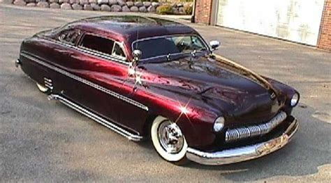 1950 Mercury Sedan Custom Burgundy Pearl Paint 49 Mercury Mercury