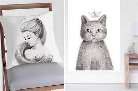 Woman And Cat On Behance