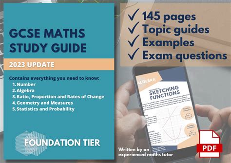 Gcse Maths Study Guides Maths Book Goal Setting Worksheet Etsy