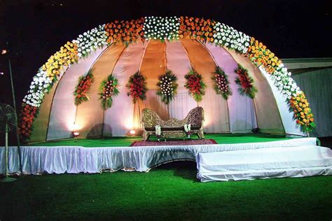 Flower Decorations Wedding Stage