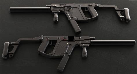 Two Black Assault Rifles HD Wallpaper Wallpaper Flare