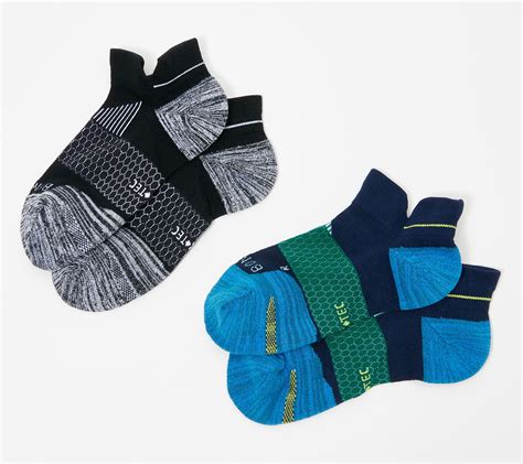 Bombas Set of 2 Men's Performance Ankle Socks - QVC.com