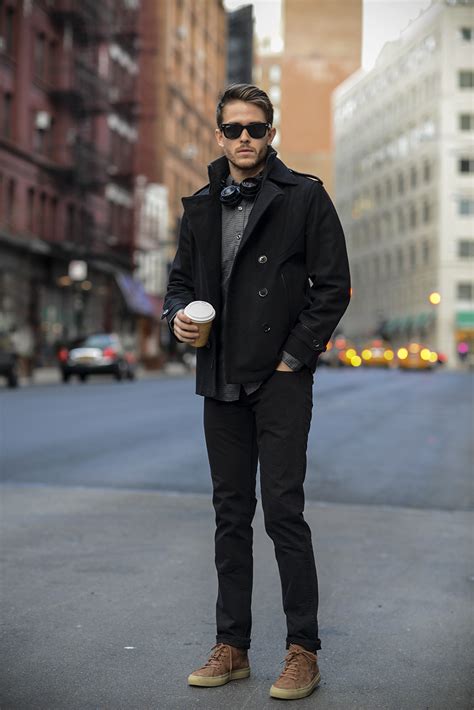 20 Awesome Pea Coats Styling For Men To Try This Year Instaloverz