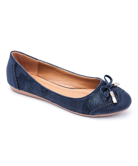 Another Great Find On Zulily Machi Footwear Navy Londena Flat By