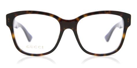 Gucci Gg0038o 003 Glasses Tortoiseshell Visiondirect Australia