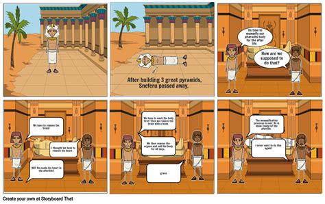 egypt project storyboard by 4b6adf8c