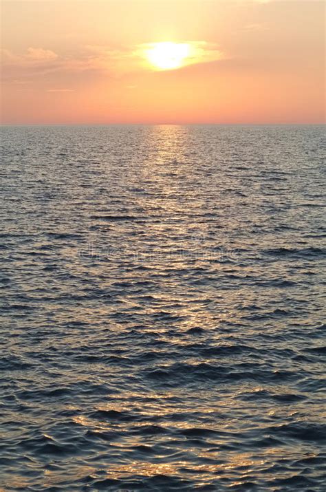 Sunset Over Adriatic Sea Vertical Stock Image Image Of Beautiful