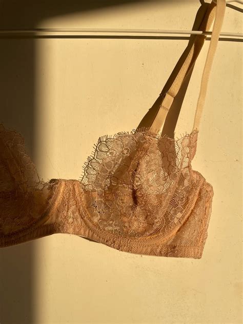 Lace Nude Lingerie Set Basic Lace Lingerie Elegant Underwear Etsy