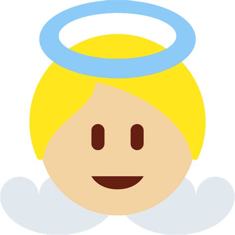 Baby Angel Emoji Clipart Free Download Transparent Png Creazilla