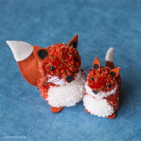 Fox Pom Pom Pals Lia Griffith Pom Pom Animals Fox Crafts Animal