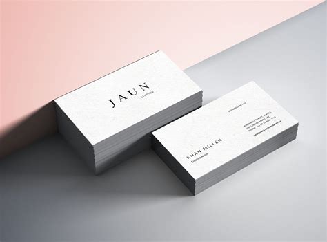 Gold Edges Business Card Mockup