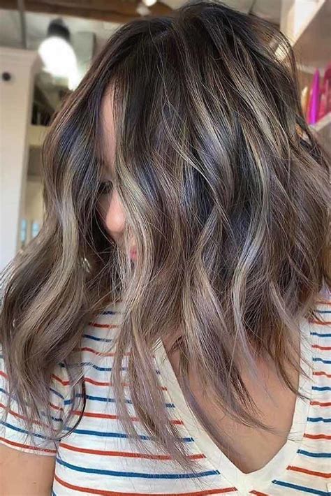 Ash brown highlights for long dark hair. 70 Sassy Looks With Ash Brown Hair | LoveHairStyles.com
