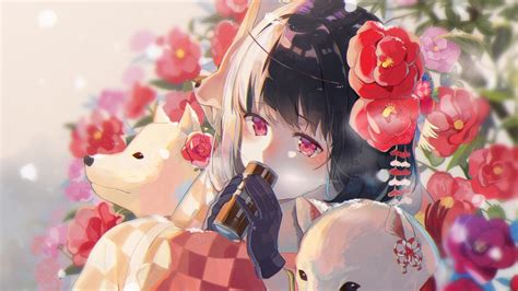 Cute Anime Flower Wallpapers Top Free Cute Anime Flower Backgrounds