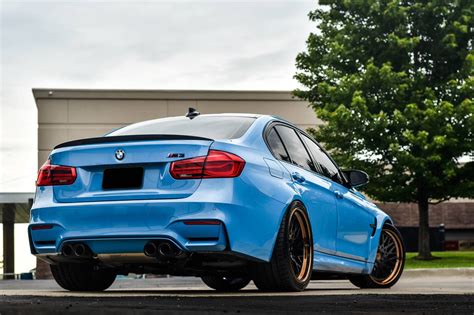 Sky Blue Bmw M3 F30 On Avant Garde Sport Wheels — Gallery