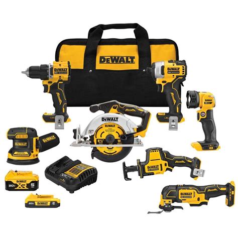 Dewalt Volt Max Lithium Ion Cordless Tool Combo Kit With Ah Battery Ah Battery And