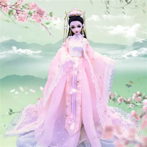 traditional chinese dolls girls toy ancient collectible beautiful vintage style princess ethnic
