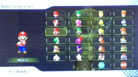 Mario Kart Wii All Characters And Their Voices Youtube