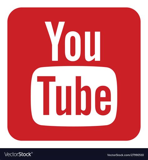 Are you searching for youtube logo png images or vector? Youtube logo icon Royalty Free Vector Image - VectorStock