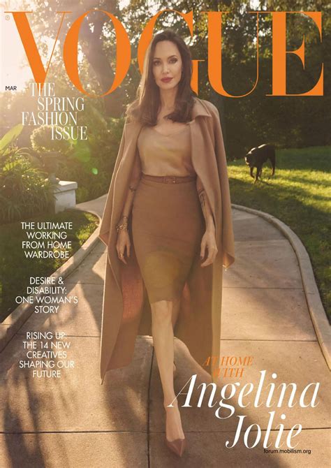 Long, short, wavy, straight, we've got your new season haircut covered. Angelina Jolie - Vogue UK March 2021 Issue • CelebMafia