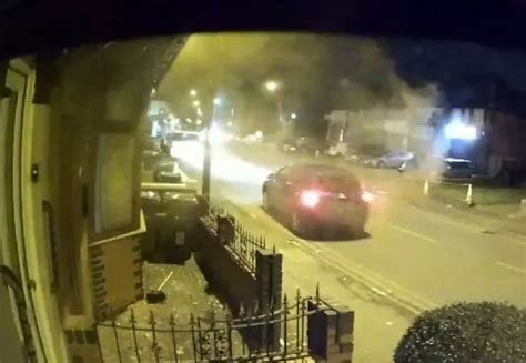 Horrifying Moment Gunman Opens Fire At Bordesley Green House From Car