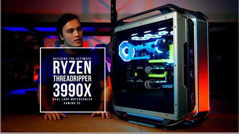 Building The Ultimate Ryzen Threadripper 3990x Dual Loop Watercooled