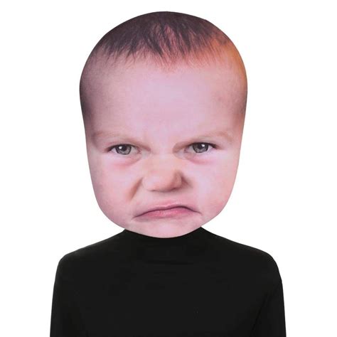 Giant Crying Baby Mask Meme Baby