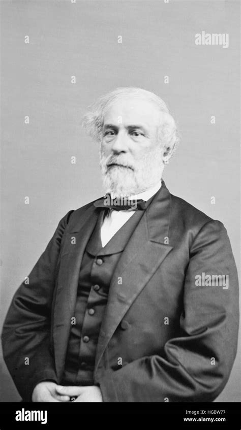 Portrait Of General Robert E Lee Confederate States Army Stock Photo