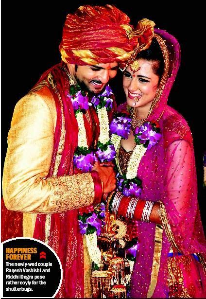Rakesh Vashisth And Riddhi Dogra Wedding Celebrity Weddings Indian