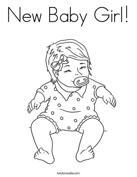 Baby Girl Coloring Pages Coloring Home