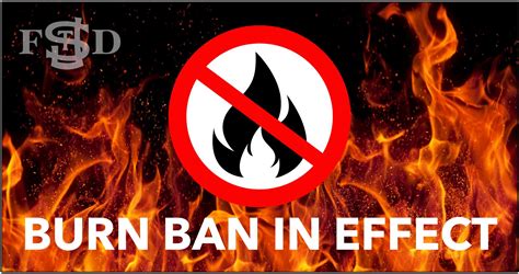 Burn Ban In Effect May 11th