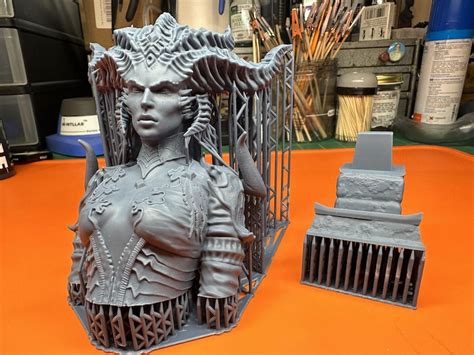 Lilith Diablo Iv Bust High Quality Stl 3d Digital Printing Stl File For