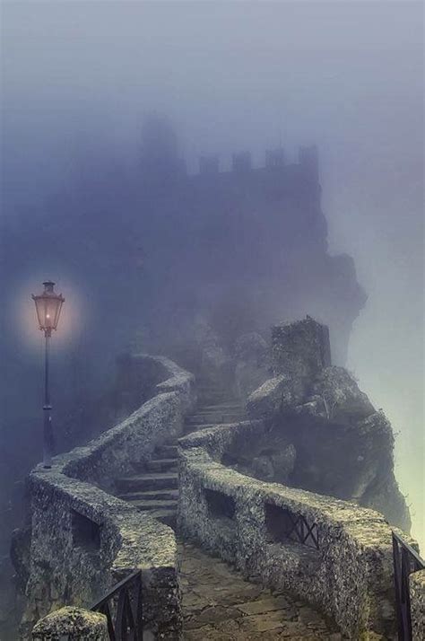 Spooky Castle In The Fog Castle Places To Visit Breathtaking Places