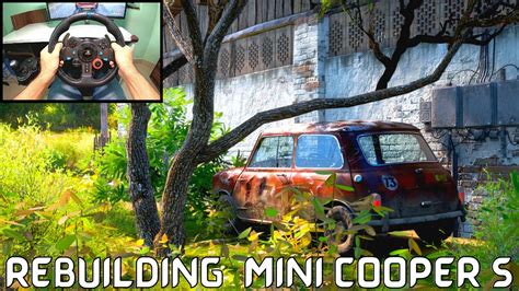 Forza Horizon 5 Rebuilding Mini Cooper S Logitech G29 Gameplay