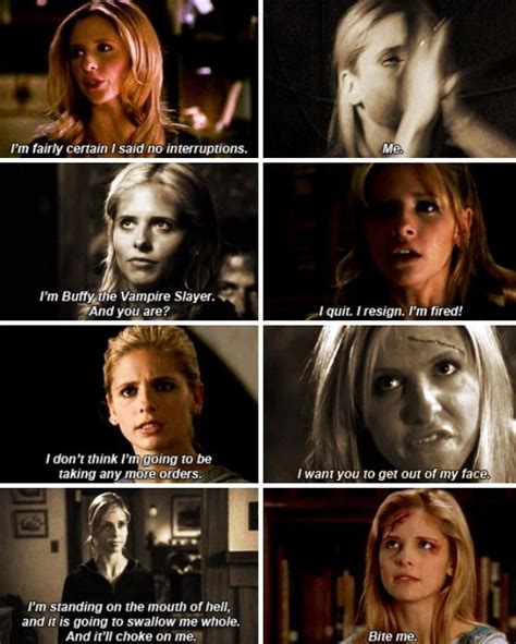 Buffy Being Sassy Buffy Buffy The Vampire Slayer Buffy Quotes