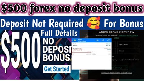 500 Forex No Deposit Bonus 2023 Deposit Not Required Make