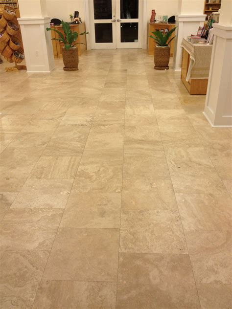 18x18 Honed And Filled Medium Travertine Tiles