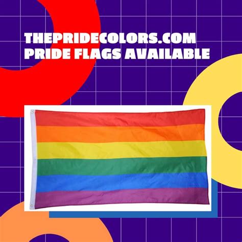 Gay Pride Flag 3x5 Ft Lgbt Rainbow Pride Flag Thepridecolors