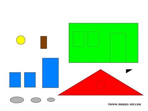 Free printable house coloring pages for kids houses are a very popular subject for coloring pages. Shapes Activity Sheets - House